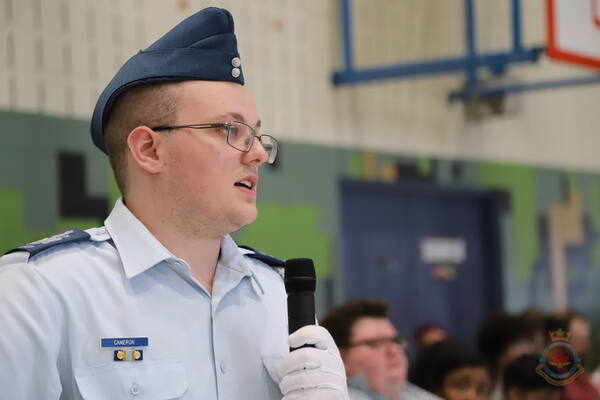 Annual Ceremonial Review, 12 Edmonton Royal Canadian Air Cadets