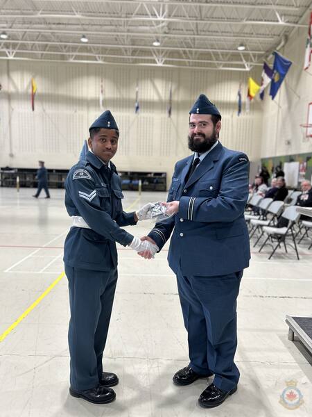 Annual Ceremonial Review, 12 Edmonton Royal Canadian Air Cadets