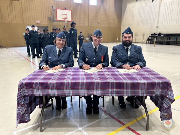 Annual Ceremonial Review, 12 Edmonton Royal Canadian Air Cadets
