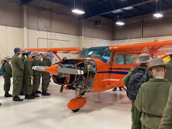 Museum Visit, 12 Edmonton Royal Canadian Air Cadets