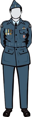 Air cadet in C1 Ceremonial dress